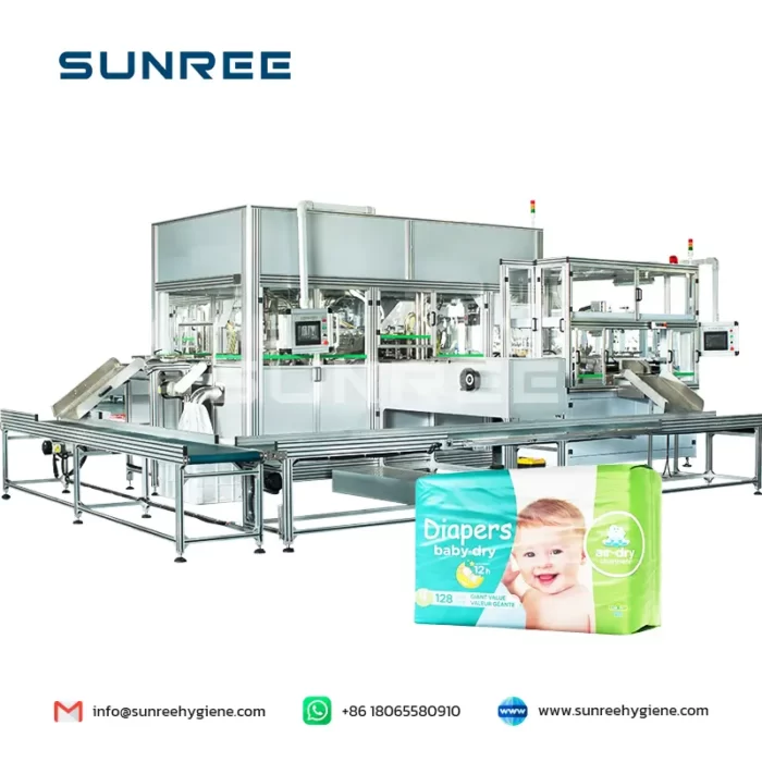 automatic baby diaper packing machine