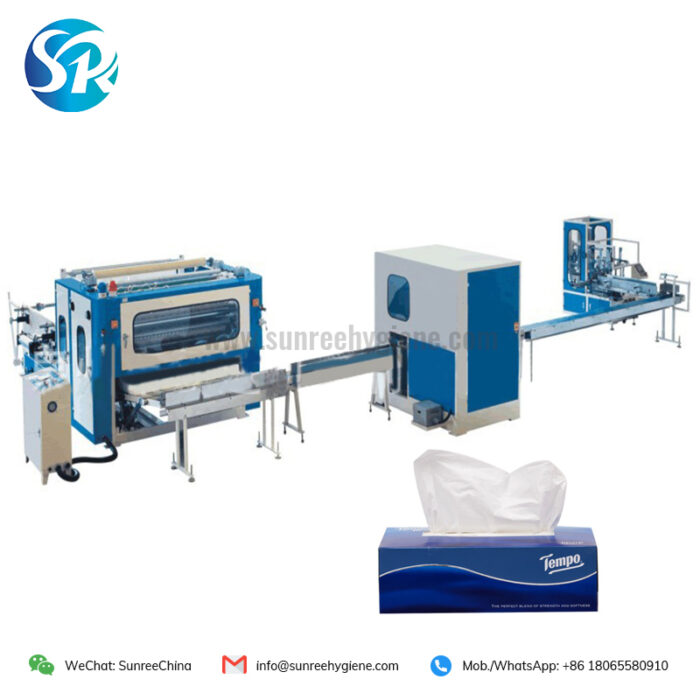carton box facial tissue production line