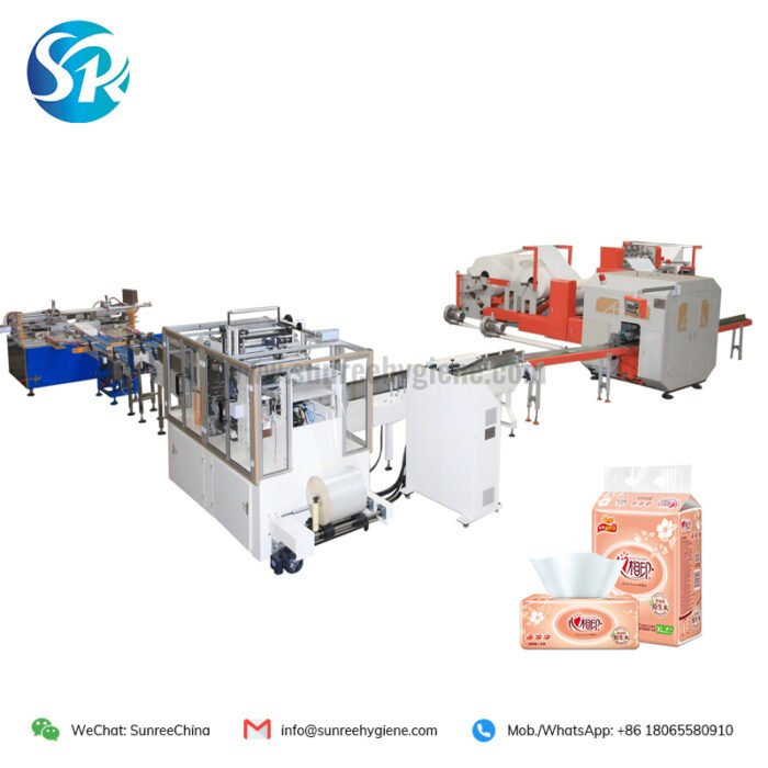 nylon packing facial tissue production line