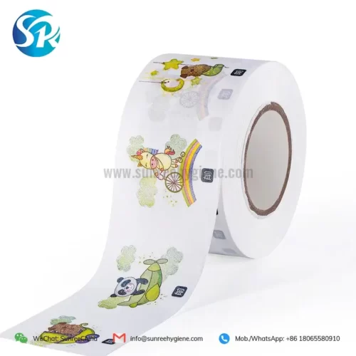 SRPT002 printed tissue paper frontal tape