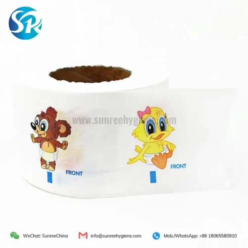 SRPT003 printed tissue paper frontal tape
