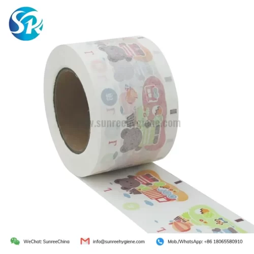 SRPT006 printed tissue paper frontal tape 1