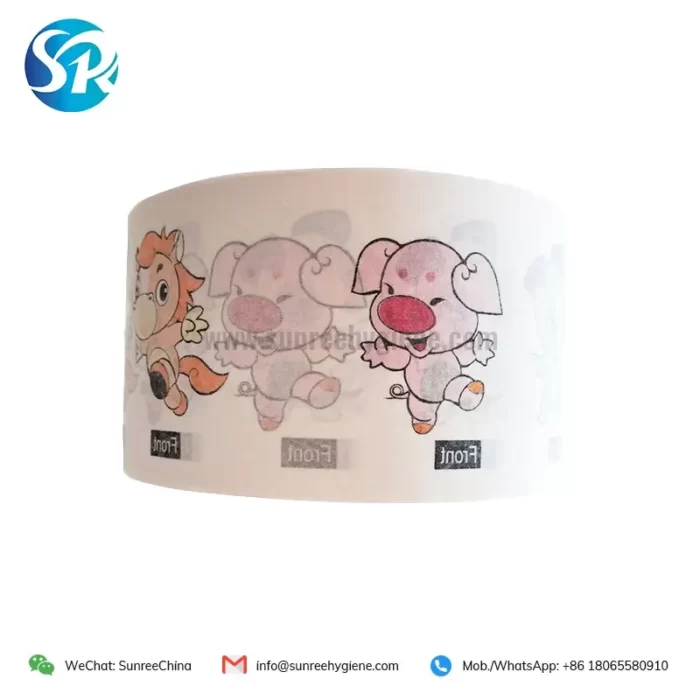 SRPT007 printed tissue paper frontal tape 2