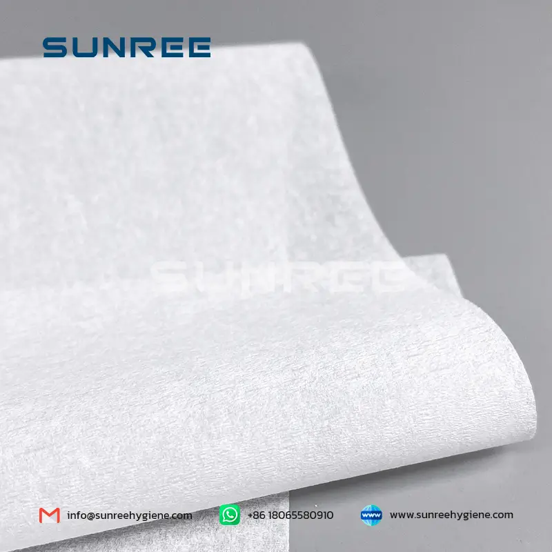 Upper Bottom Absorbent Fluff Core Wrapping Wet Strength Tissue